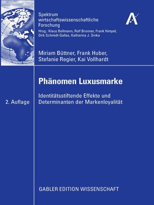 cover image of Phänomen Luxusmarke